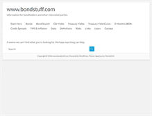 Tablet Screenshot of bondstuff.com